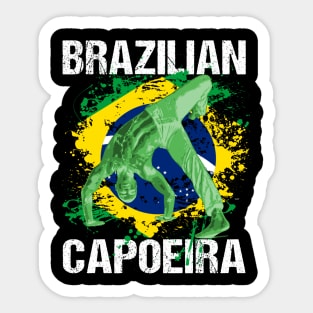 Brazilian Capoeira Fight Dance Fun Sticker